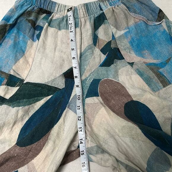 LUUKAA 100% Linen Balloon trousers Size 10 - Picture 6 of 11